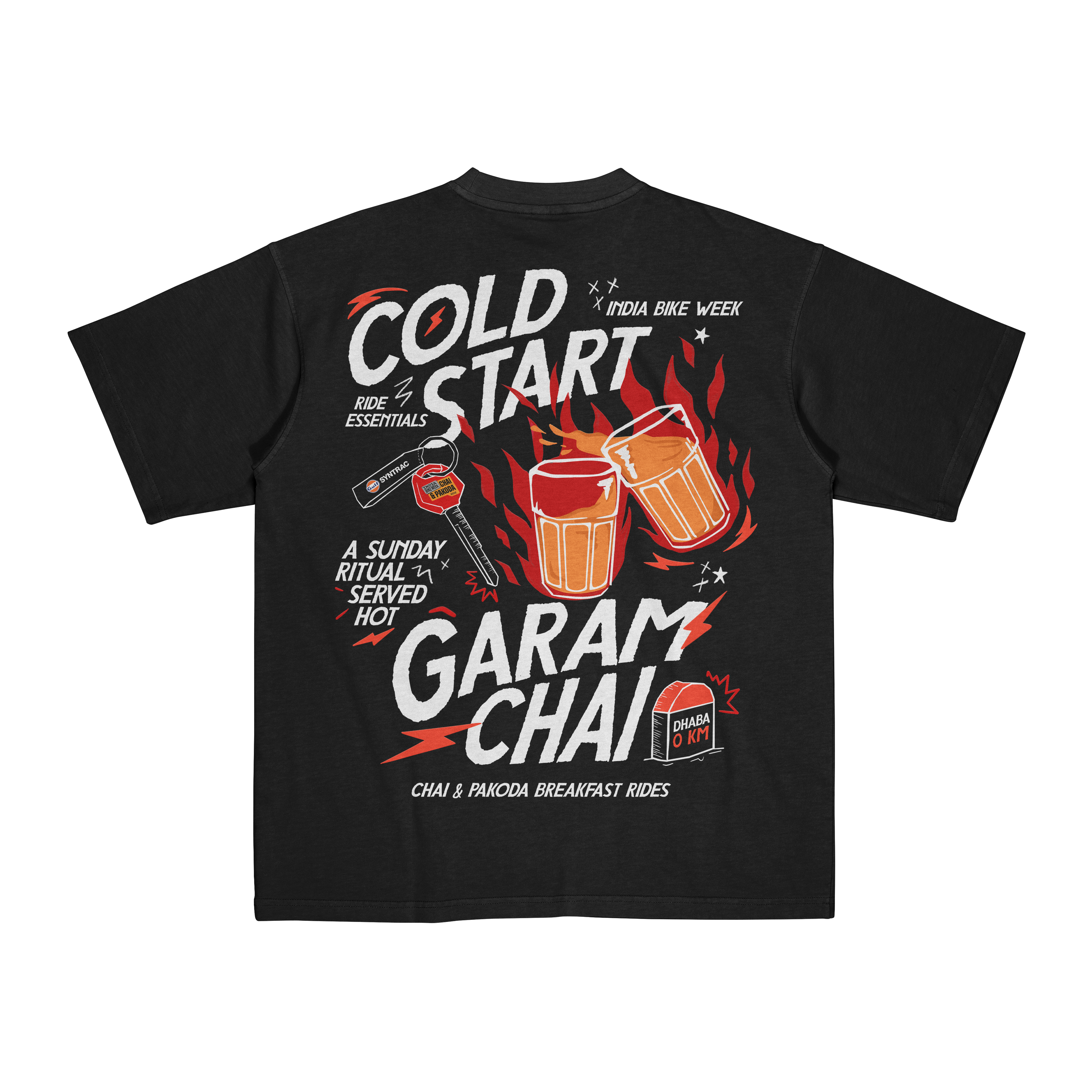 COLD START GARAM CHAI TSHIRT